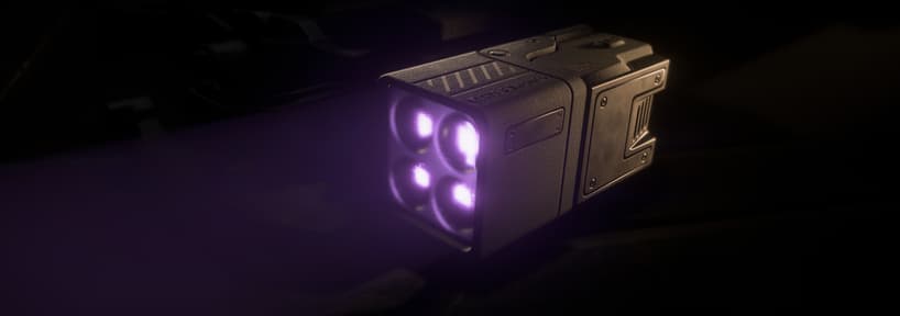 Klaus & Werner Brightspot 'Purple' Flashlight