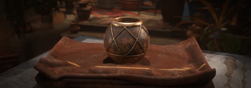 Ornate Drinking Gourd