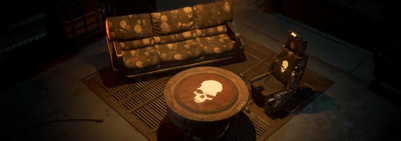 Salvaged Skull Parlor Set