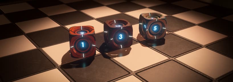 Six Sided Rotating Dice Set