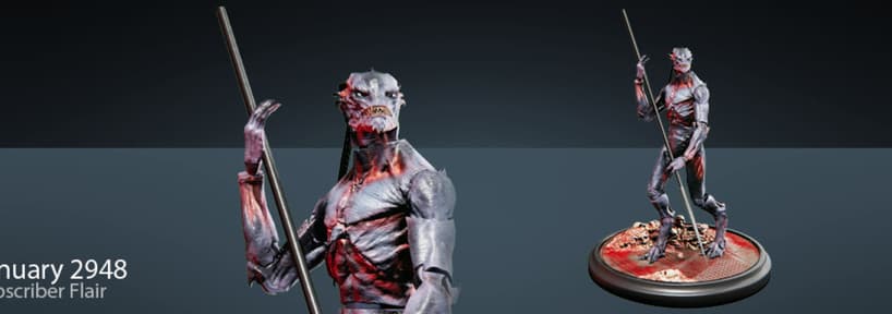 Takuetsu Vanduul Shipkiller Replica Figure Imperator
