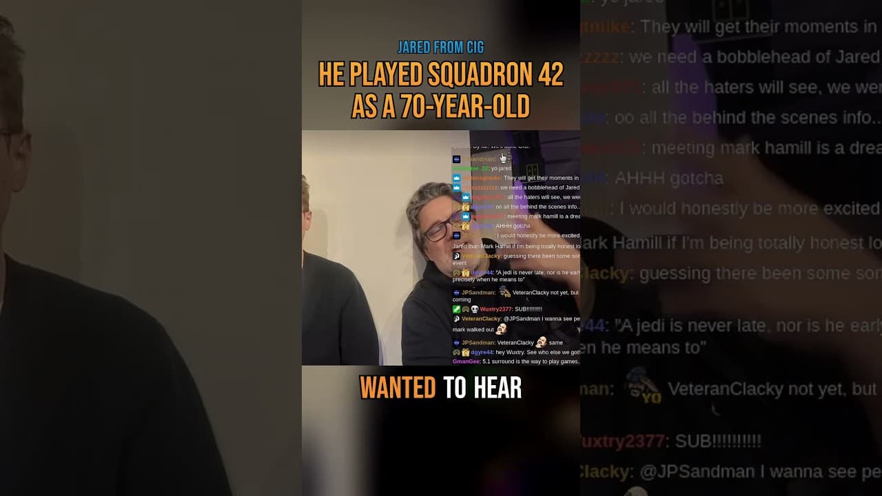 Jared played Squadron 42 as a 70-year-old pilot #Shorts
