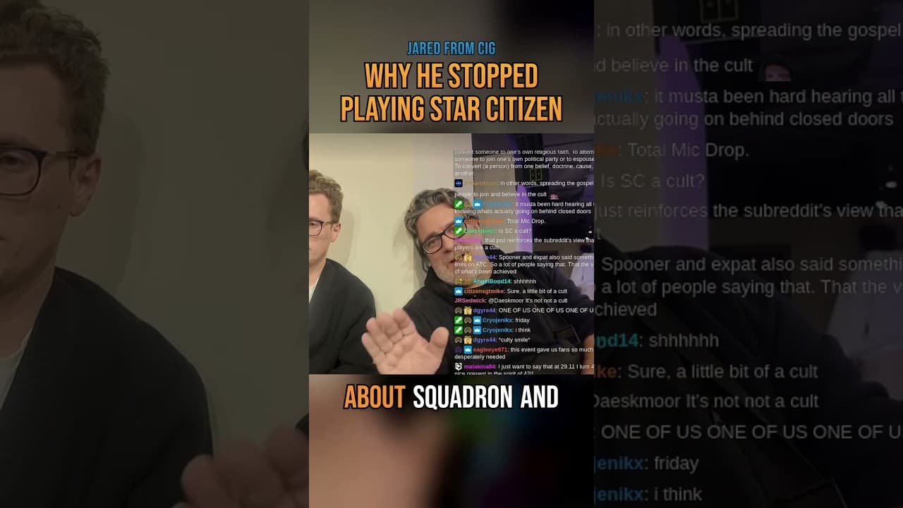 Why Jared from CIG stopped playing Star Citizen #Shorts